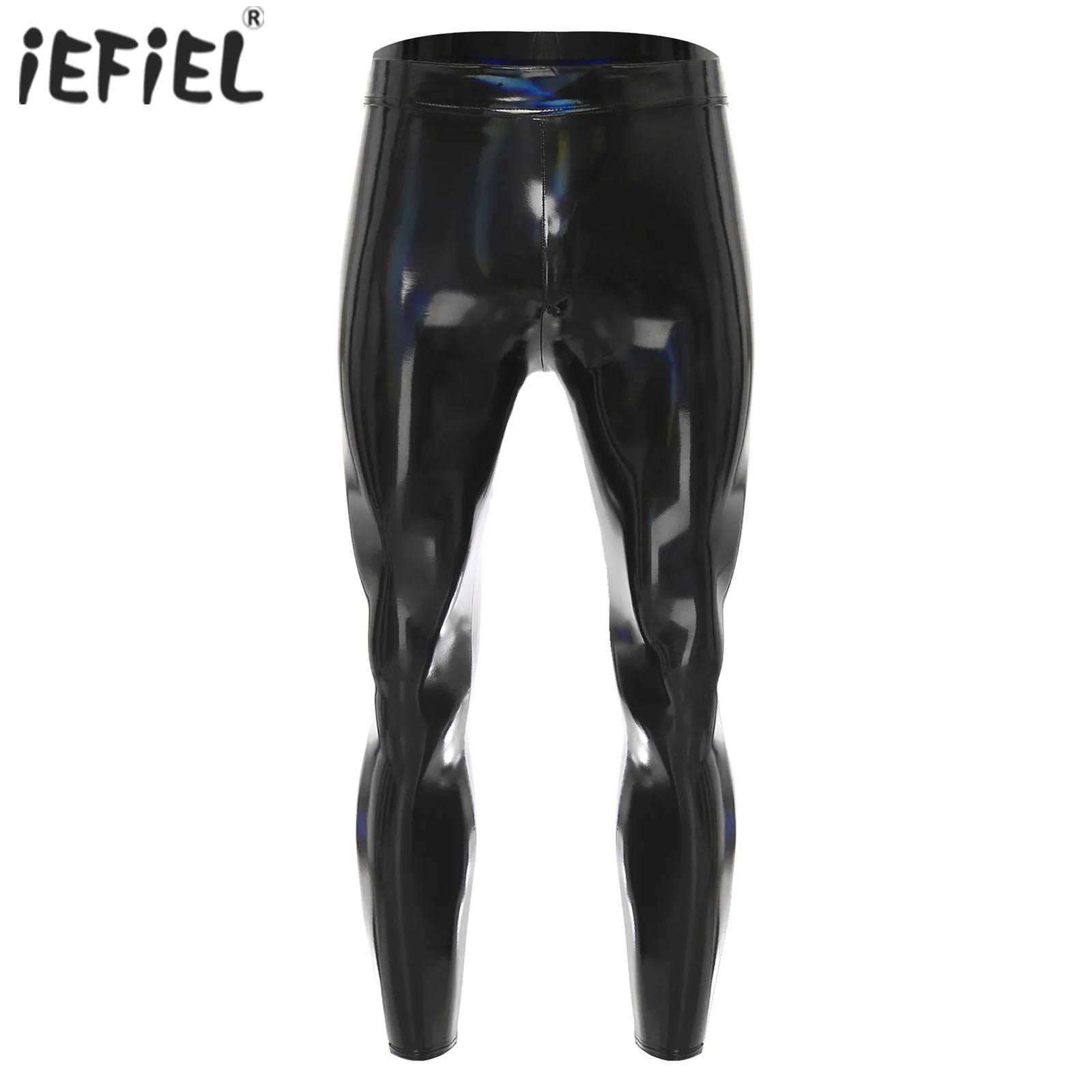 Motorcycle Gear Mens - Мужские черные колготки для дискотек, брюки,